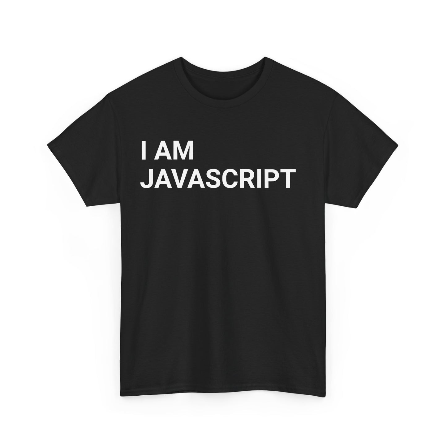 I am JavaScript Cotton Tee