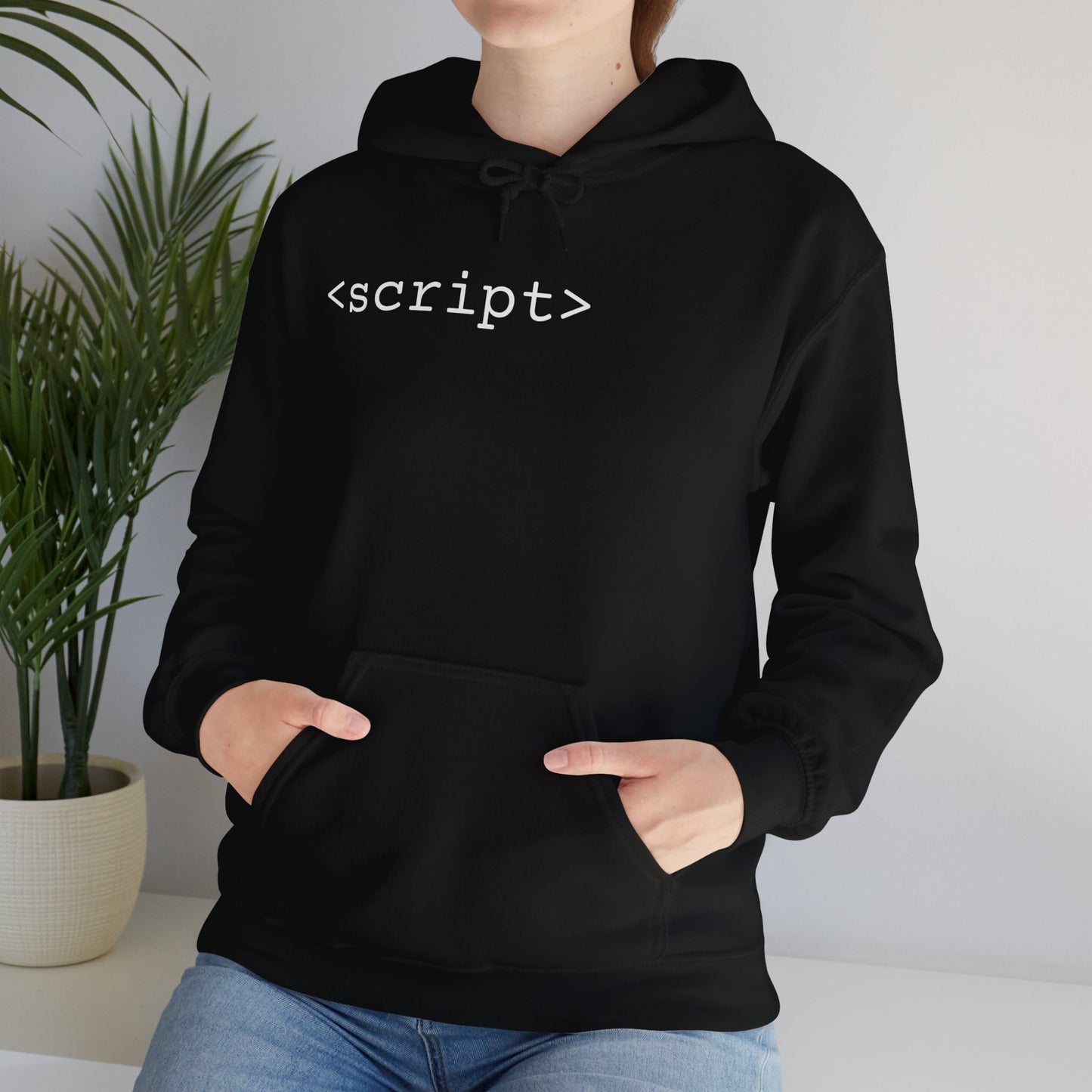 Script Tag Unisex Hoodie