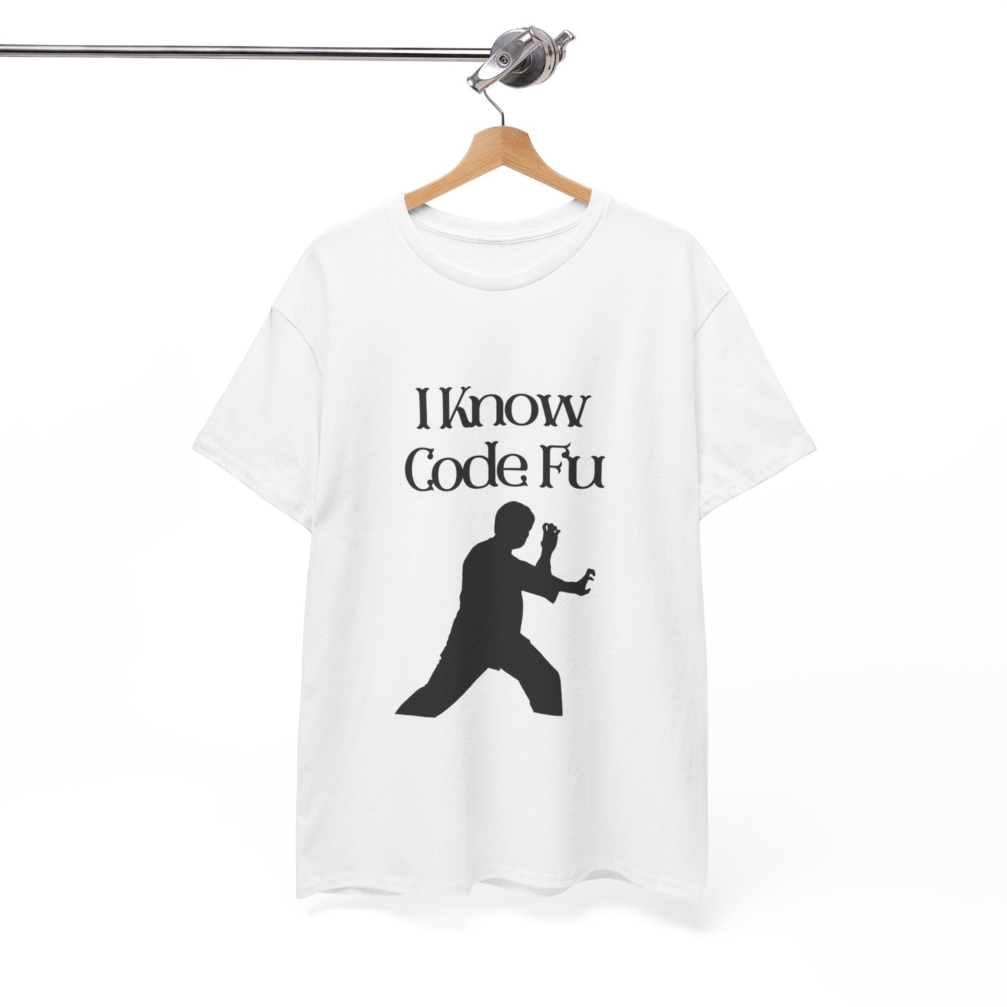 I Know Code Fu Cotton Tee