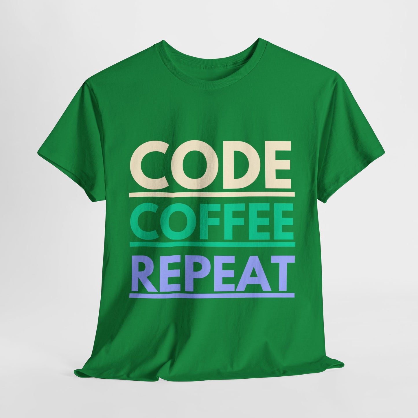 Code Coffee Repeat Cotton Tee
