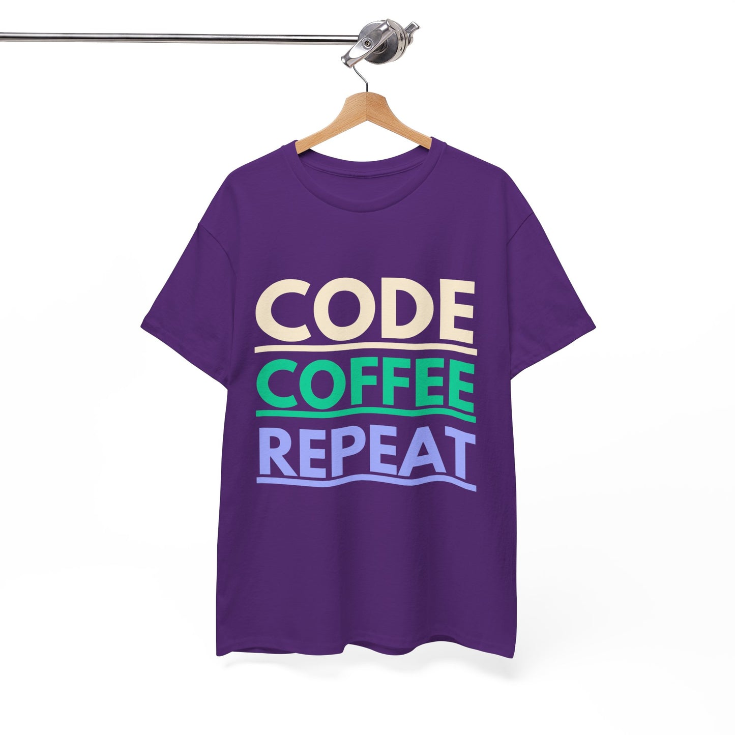 Code Coffee Repeat Cotton Tee