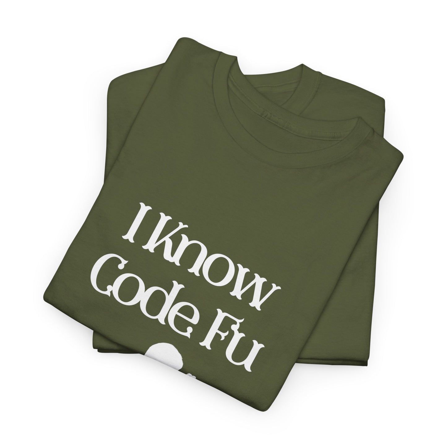 I Know Code Fu Cotton Tee