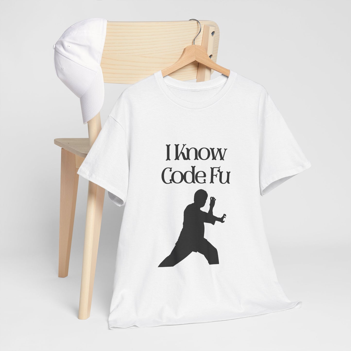 I Know Code Fu Cotton Tee