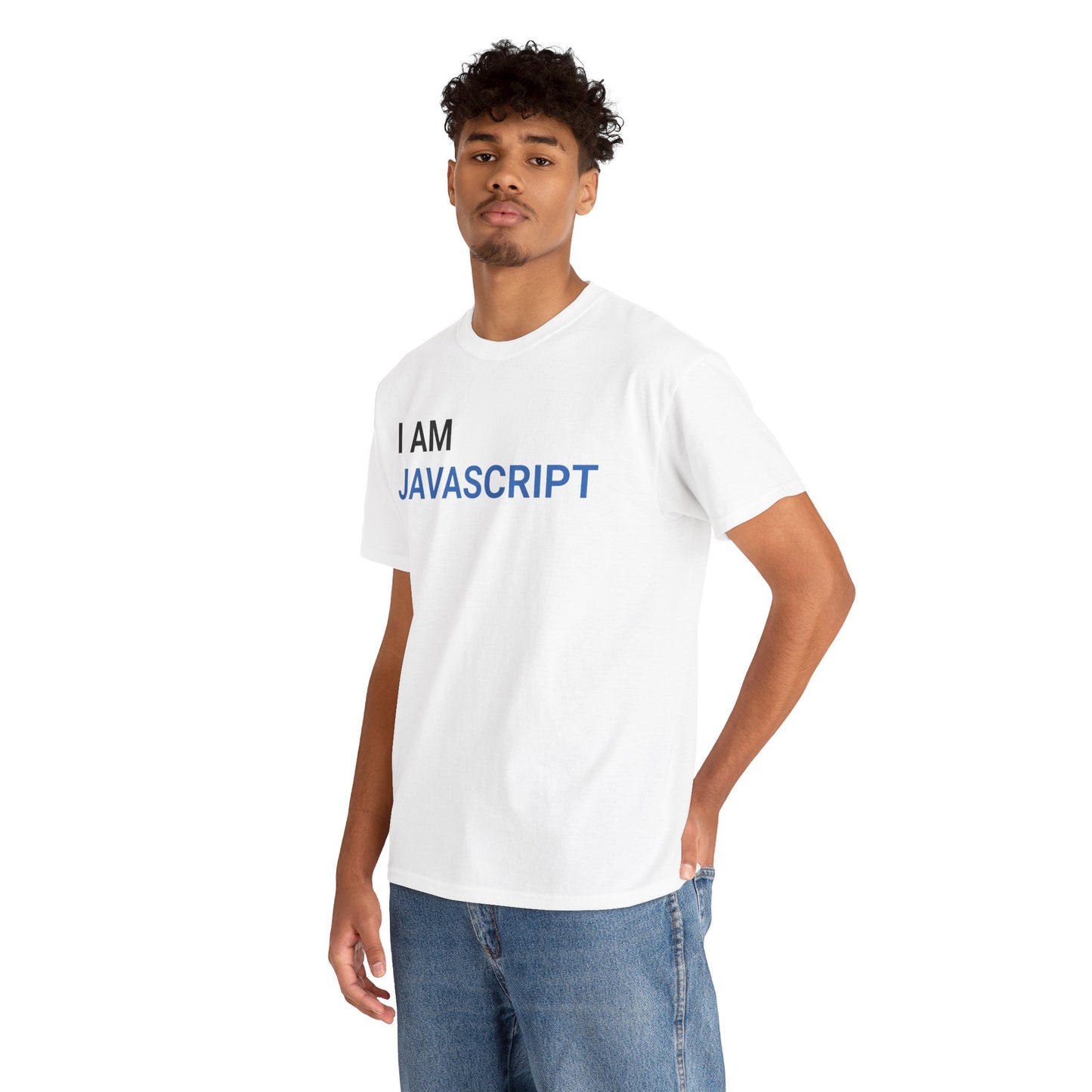 I am JavaScript Cotton Tee