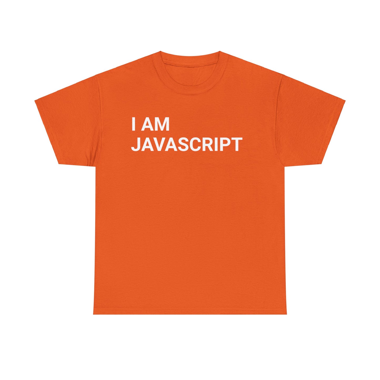 I am JavaScript Cotton Tee