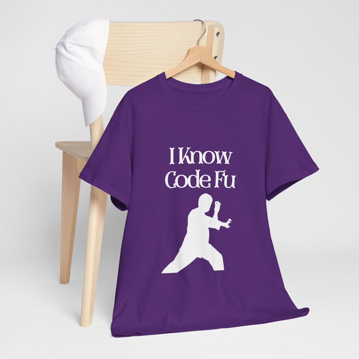 I Know Code Fu Cotton Tee