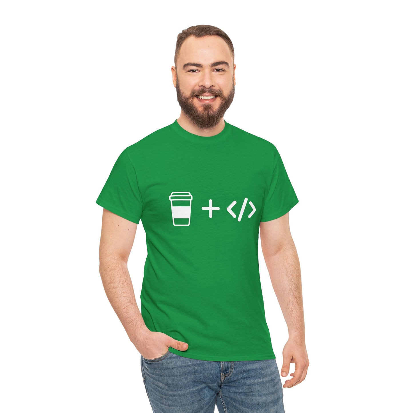 Coffee and Code Cotton Tee