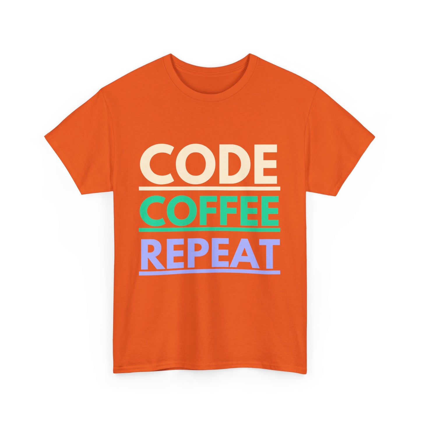 Code Coffee Repeat Cotton Tee