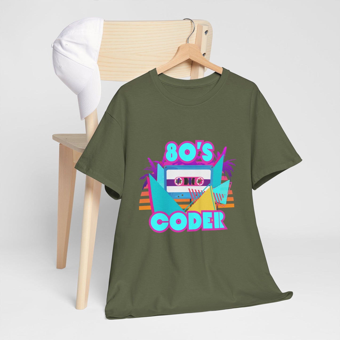 80s Coder Cotton Tee