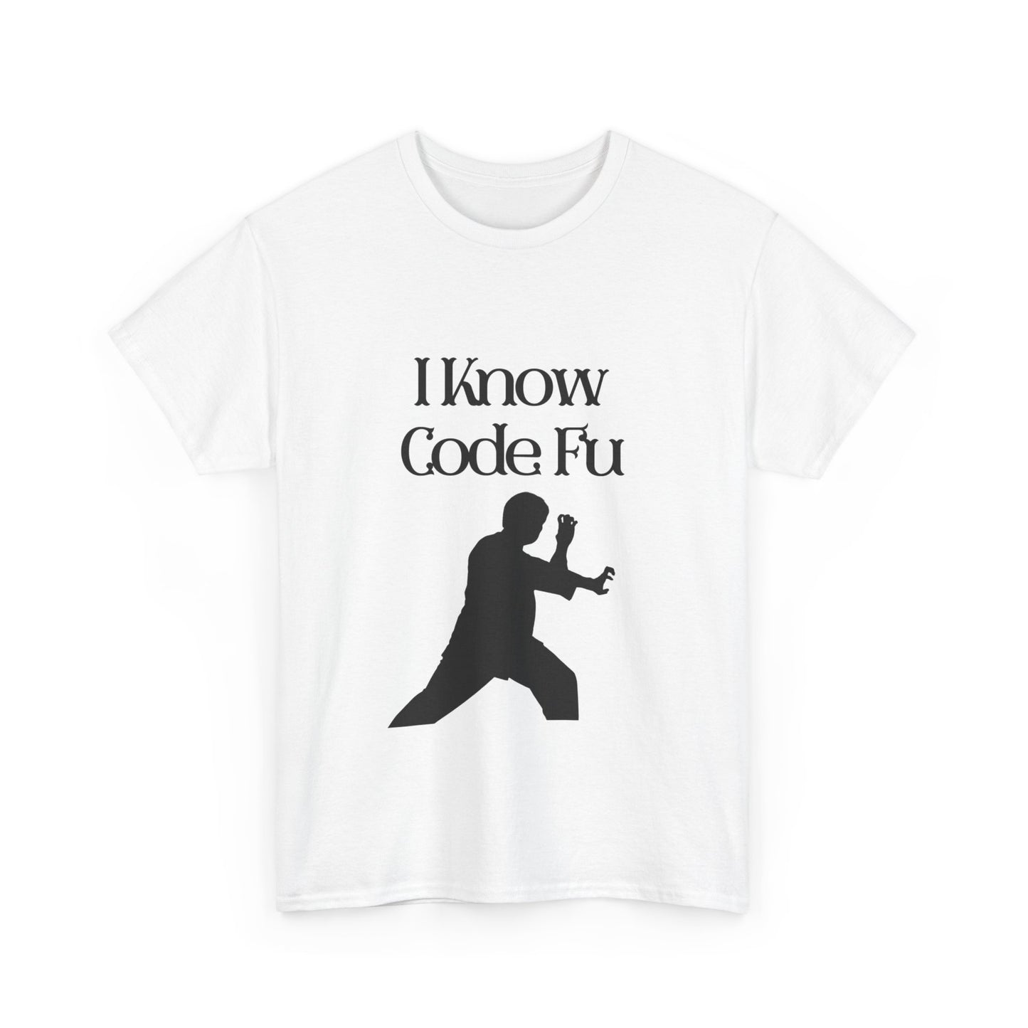 I Know Code Fu Cotton Tee