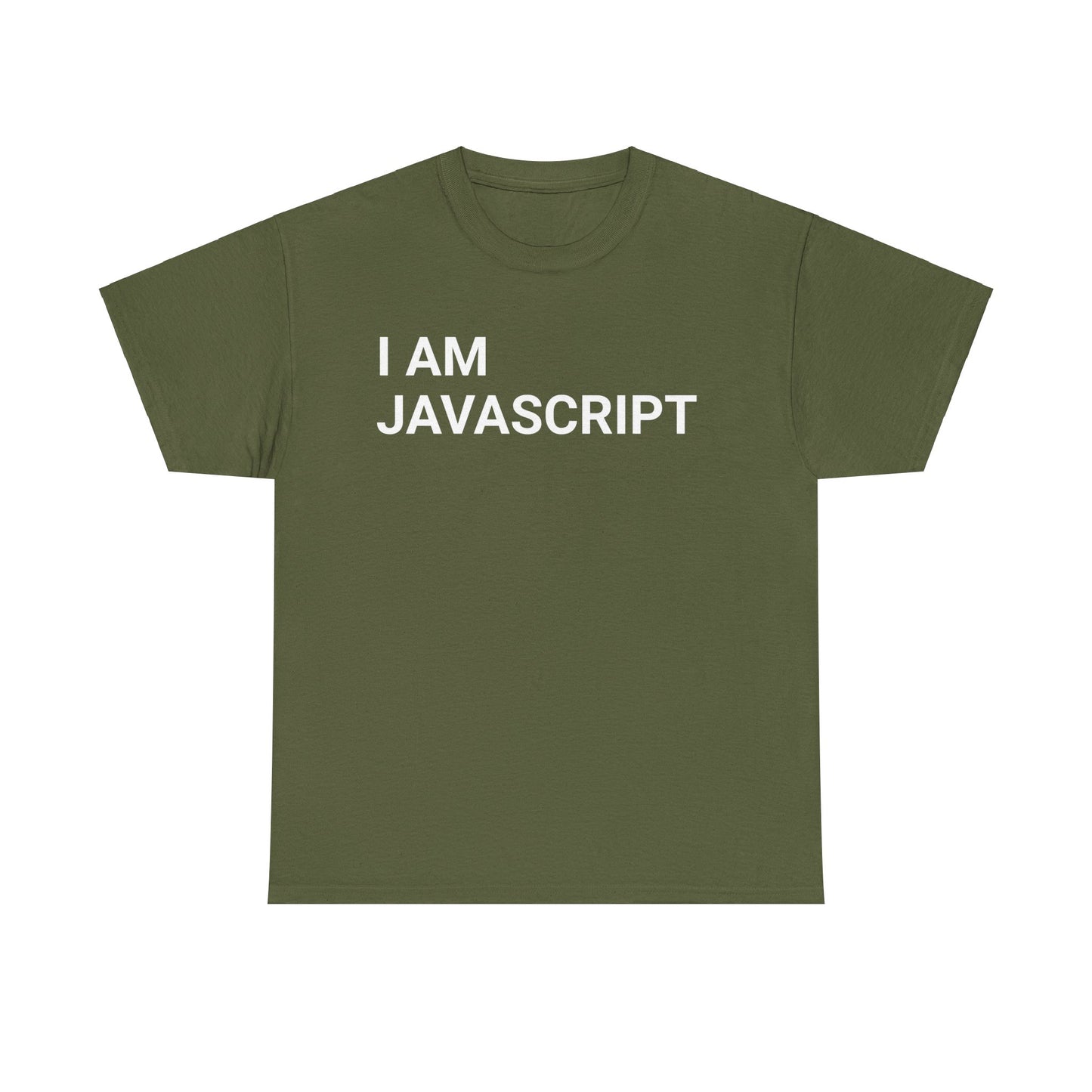 I am JavaScript Cotton Tee