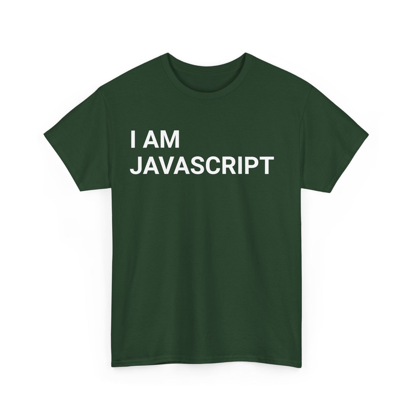 I am JavaScript Cotton Tee