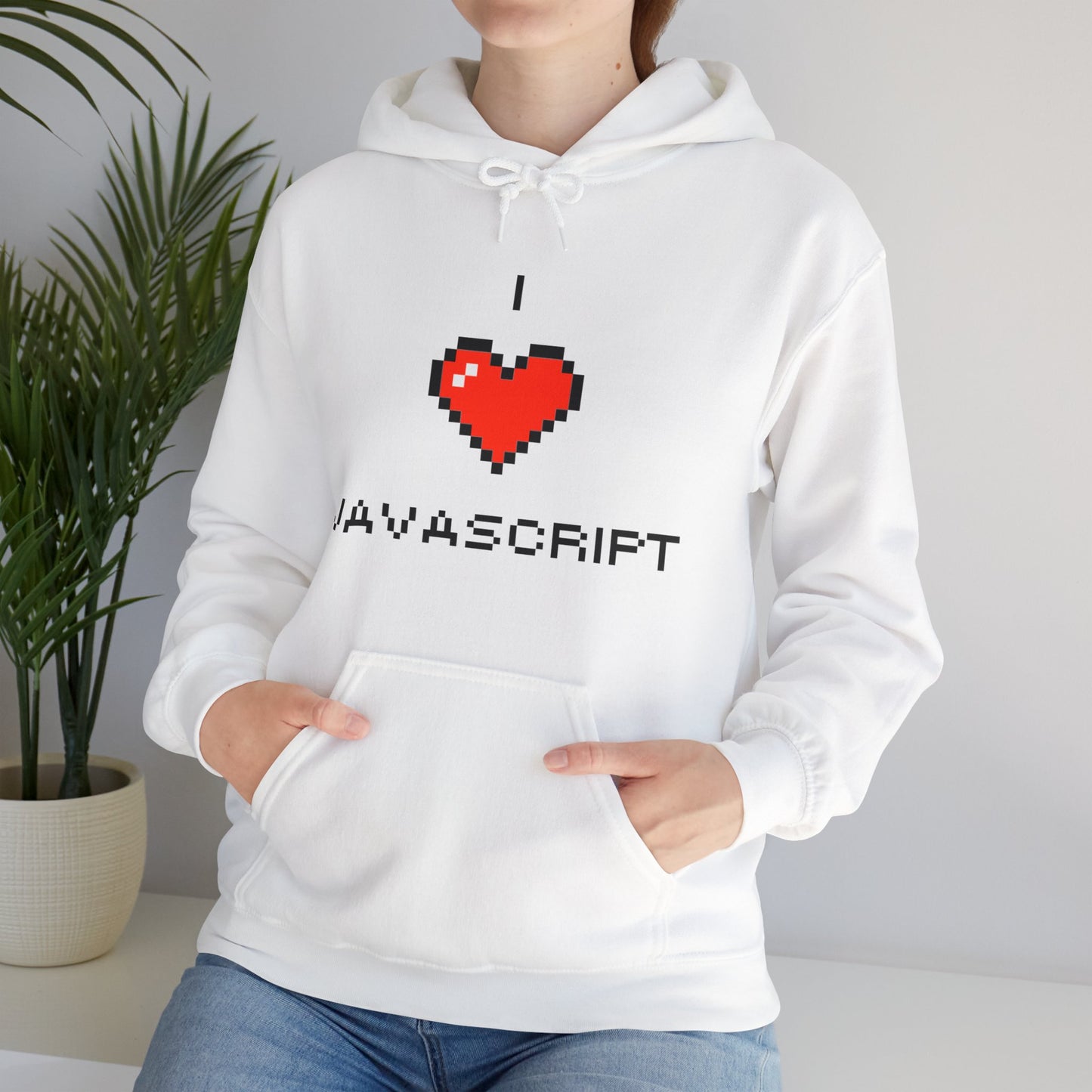 I Heart JavaScript Unisex Hoodie