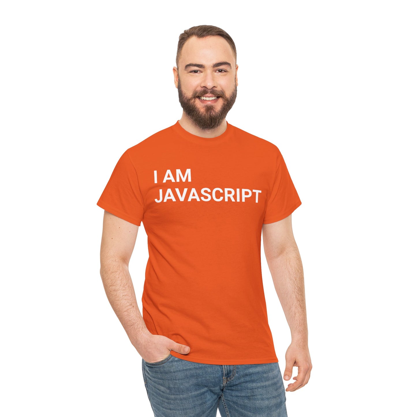 I am JavaScript Cotton Tee