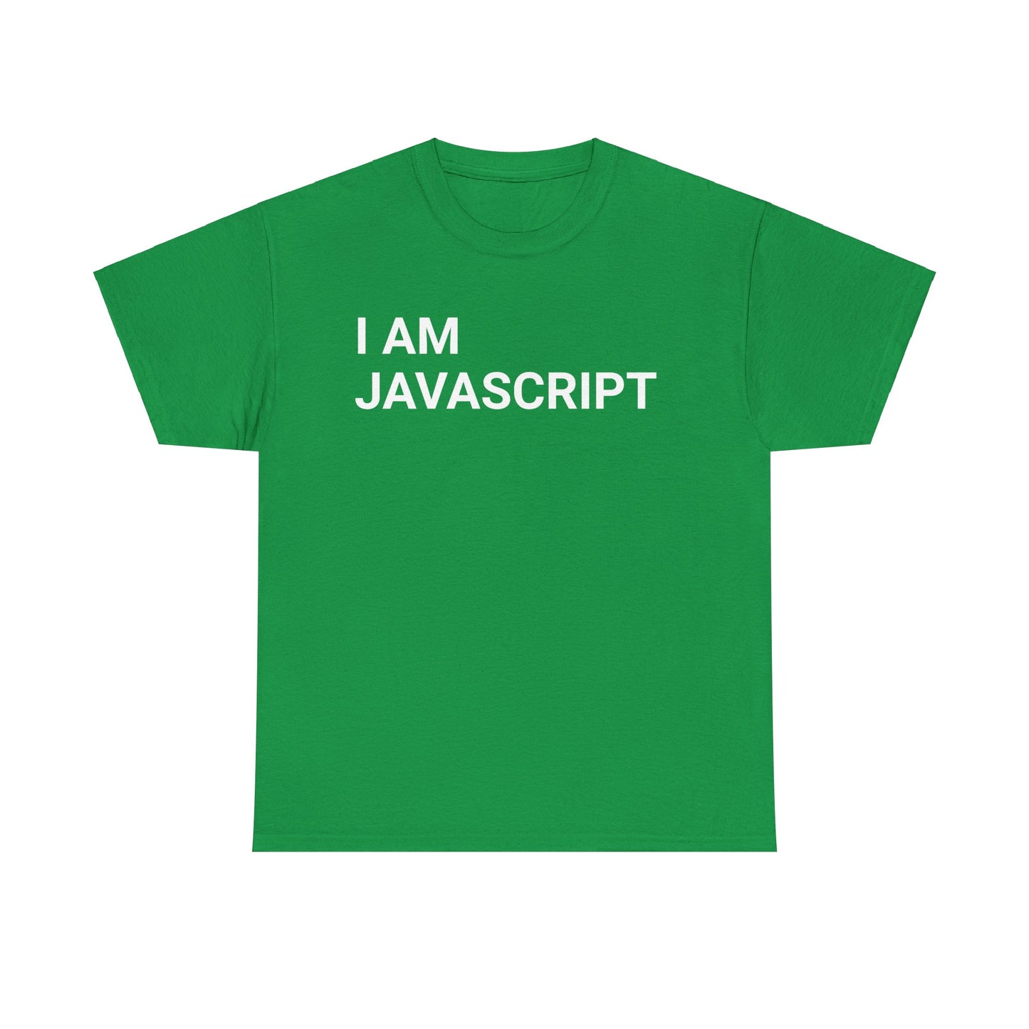 I am JavaScript Cotton Tee