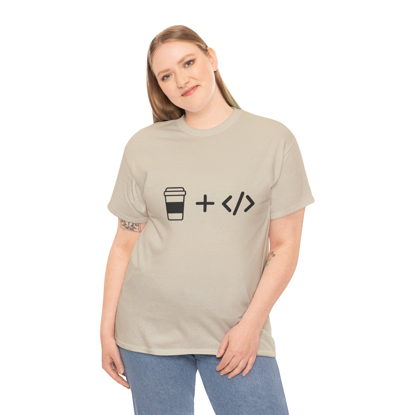 Coffee and Code Cotton Tee