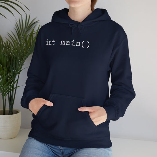 "int main()" Unisex Hoodie