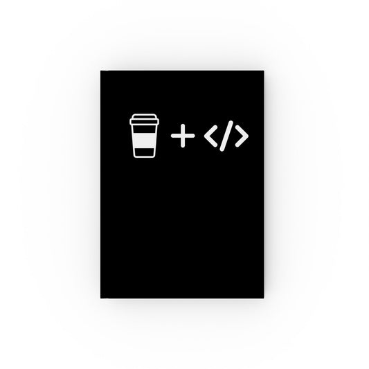 Coffee and Code A5 Notebook