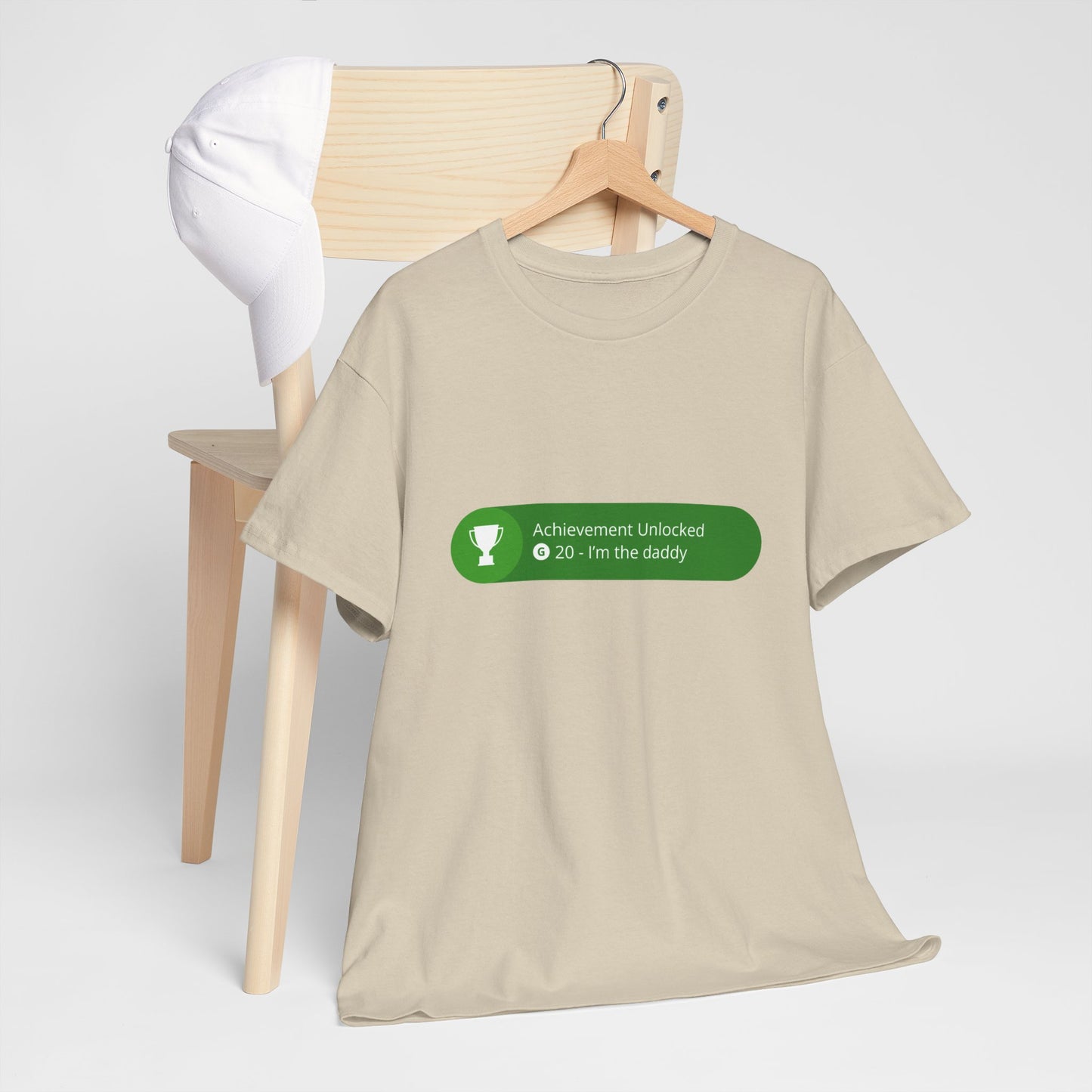 Achievement Unlocked - I'm The Daddy Cotton Tee
