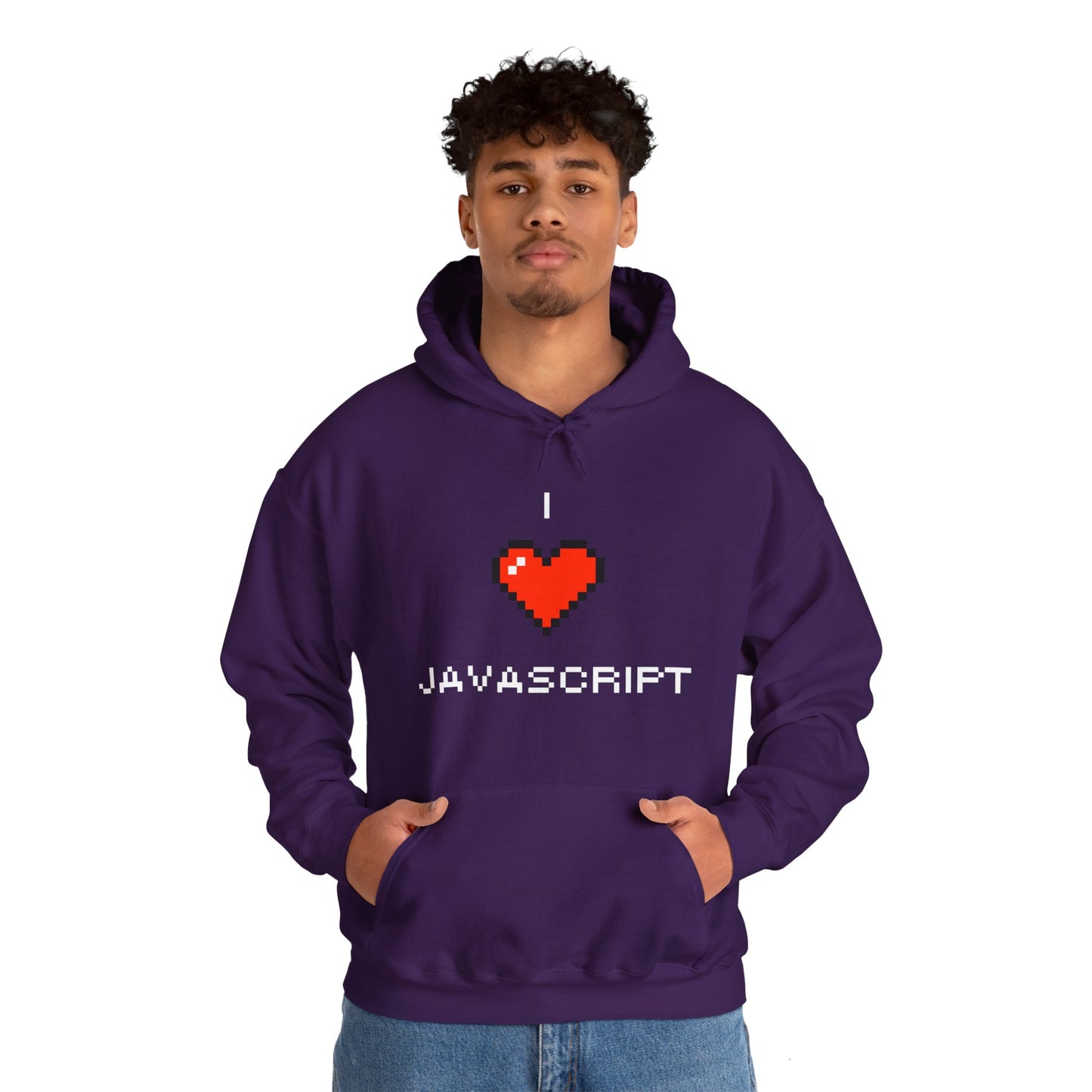 I Heart JavaScript Unisex Hoodie