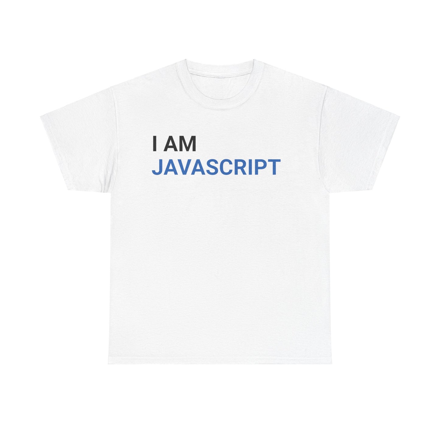 I am JavaScript Cotton Tee
