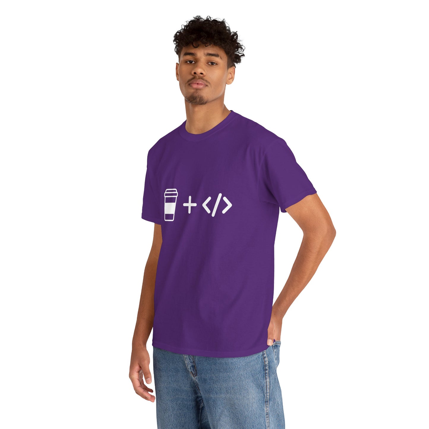 Coffee and Code Cotton Tee
