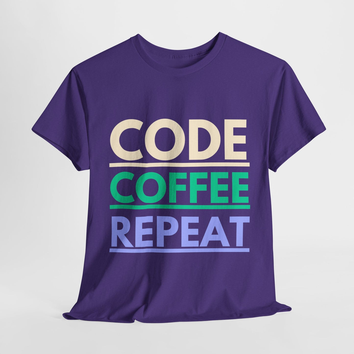 Code Coffee Repeat Cotton Tee