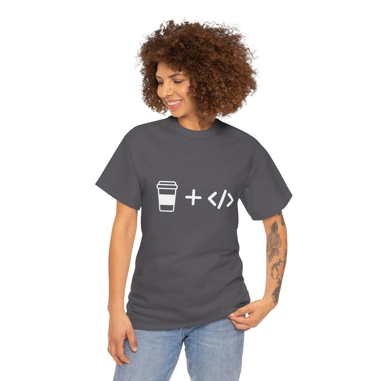 Coffee and Code Cotton Tee