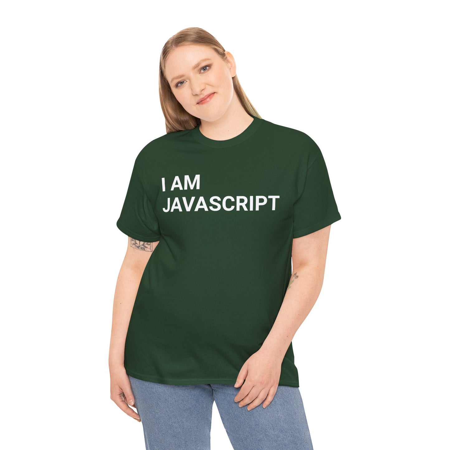 I am JavaScript Cotton Tee