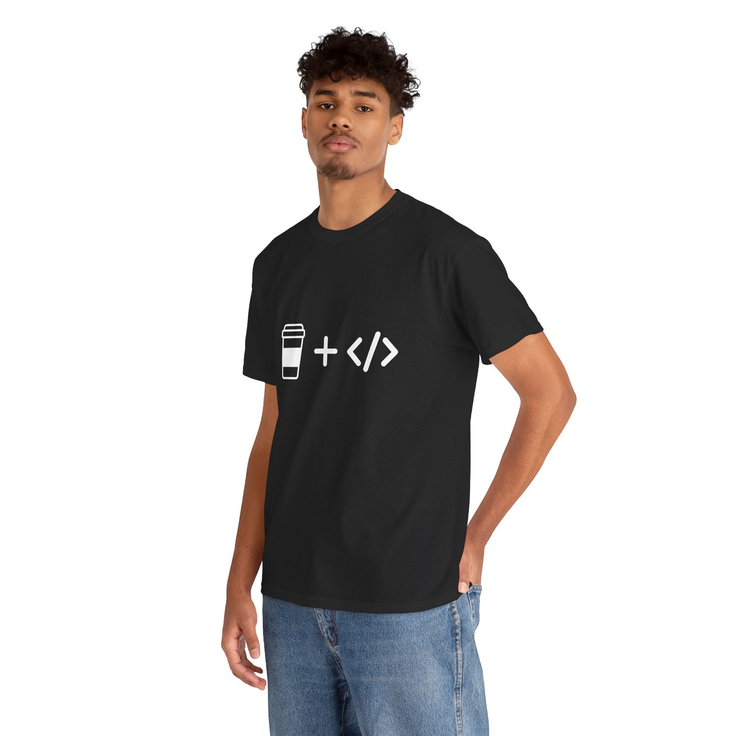 Coffee and Code Cotton Tee