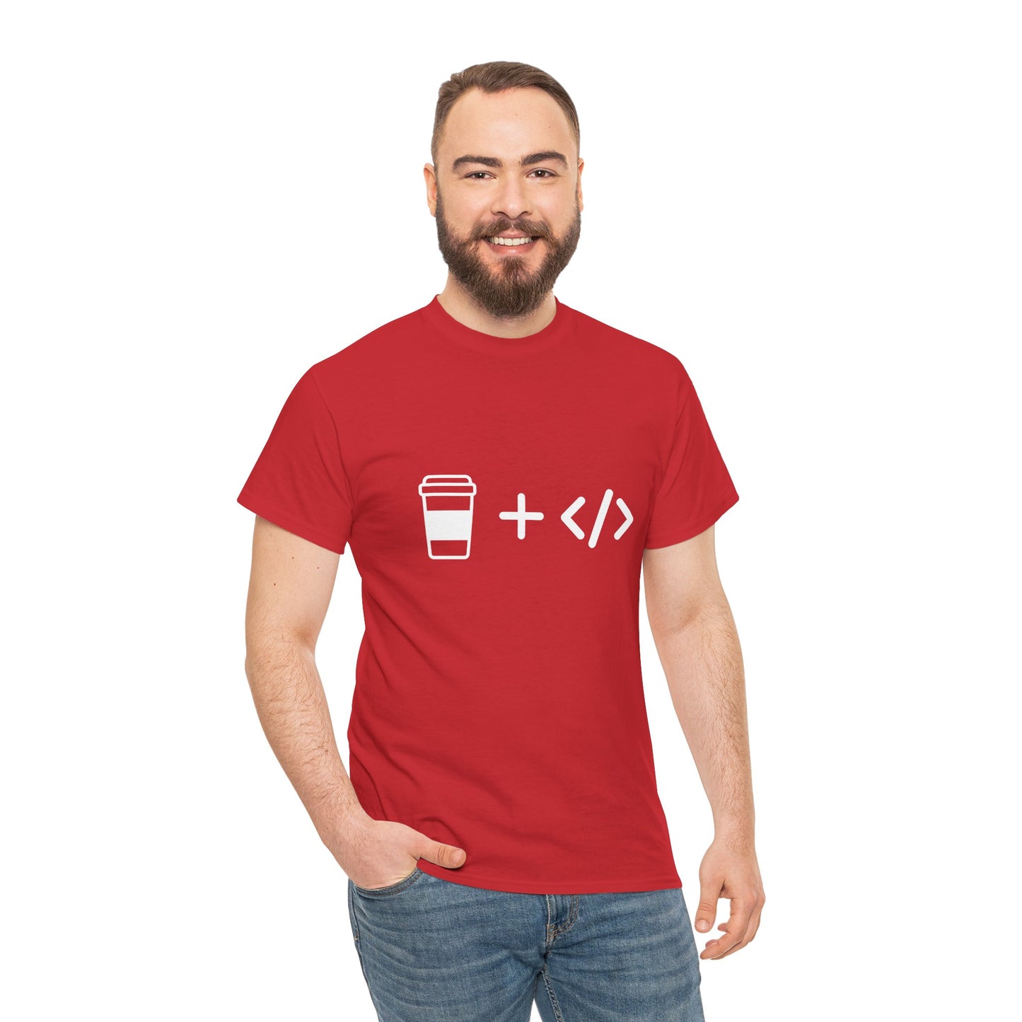 Coffee and Code Cotton Tee
