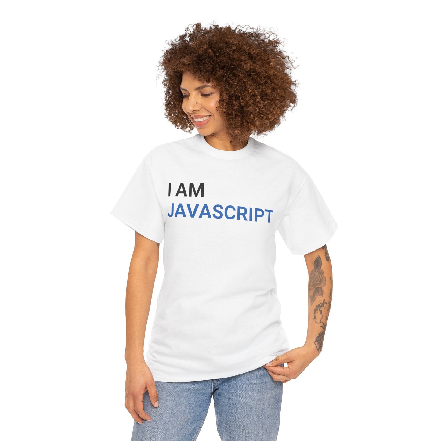 I am JavaScript Cotton Tee