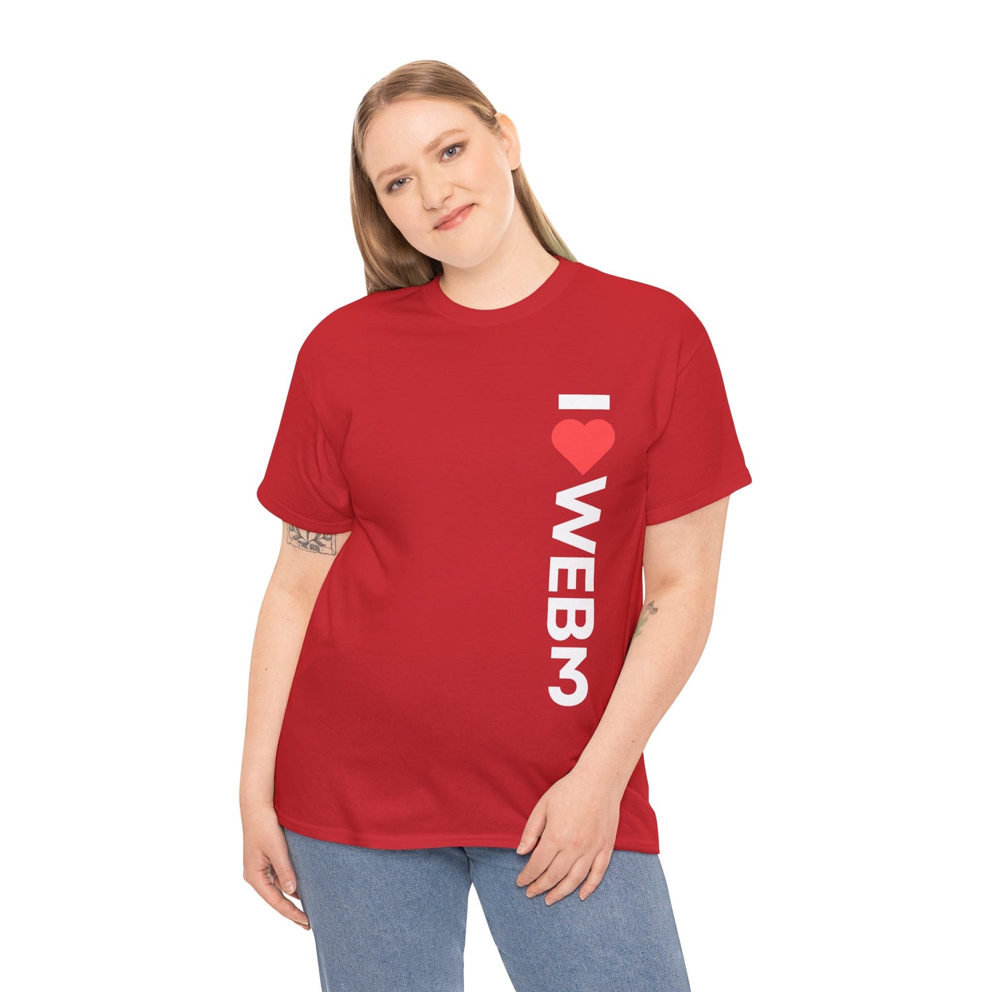 I <3 WEB3 Cotton Tee