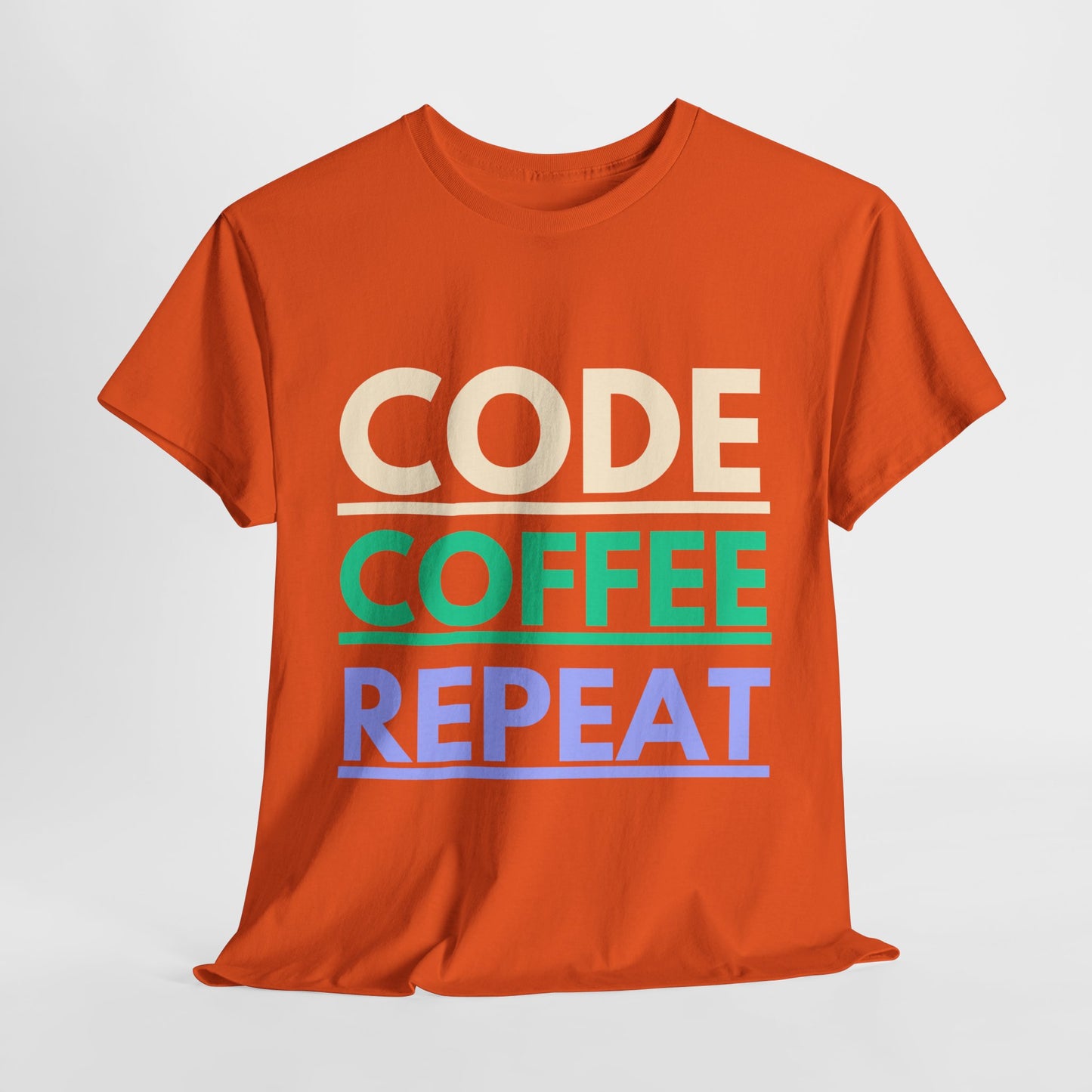 Code Coffee Repeat Cotton Tee