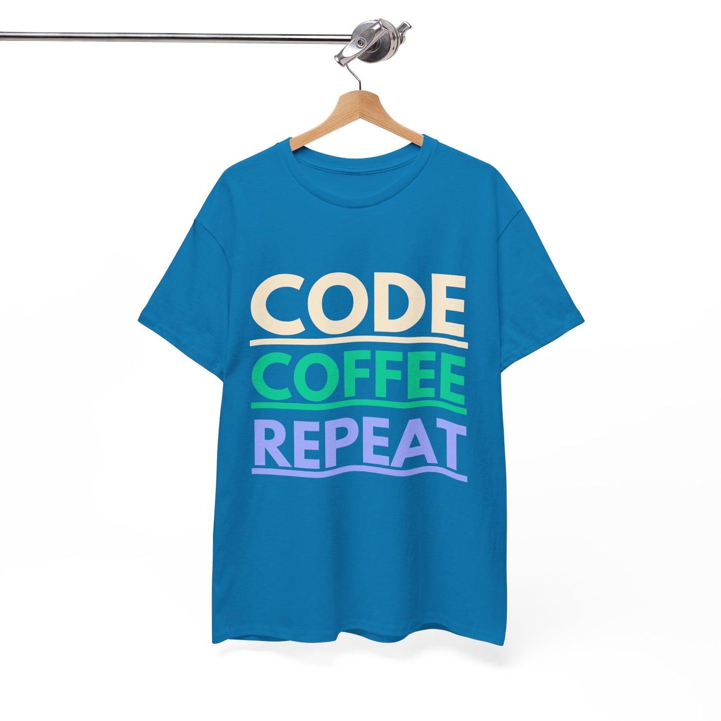 Code Coffee Repeat Cotton Tee