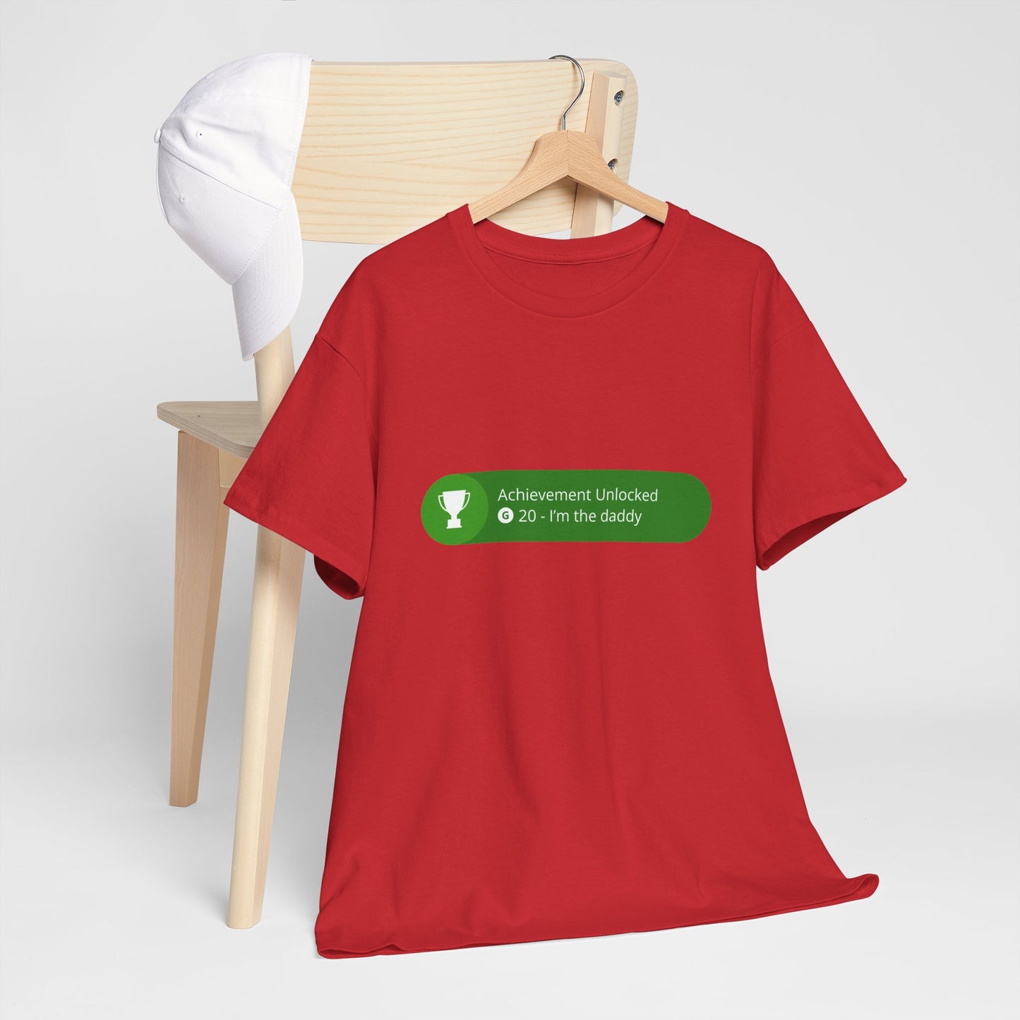 Achievement Unlocked - I'm The Daddy Cotton Tee