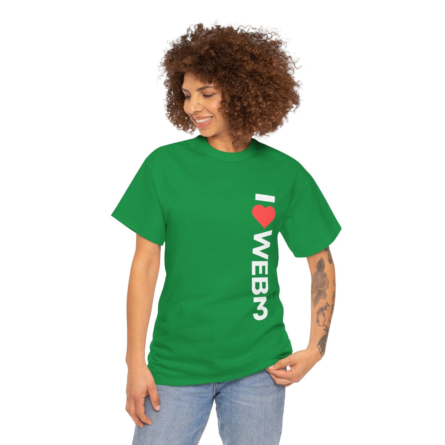 I <3 WEB3 Cotton Tee