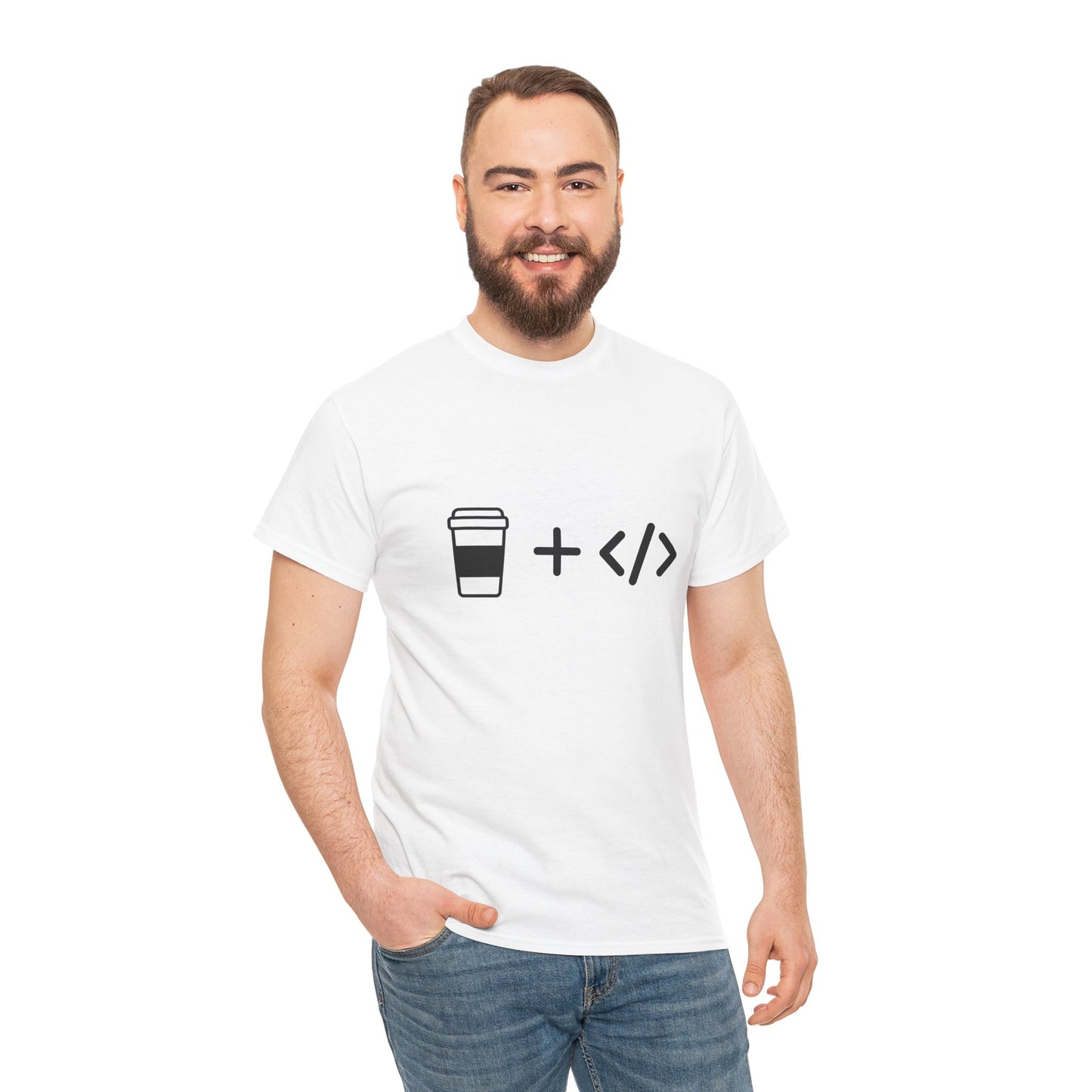 Coffee and Code Cotton Tee