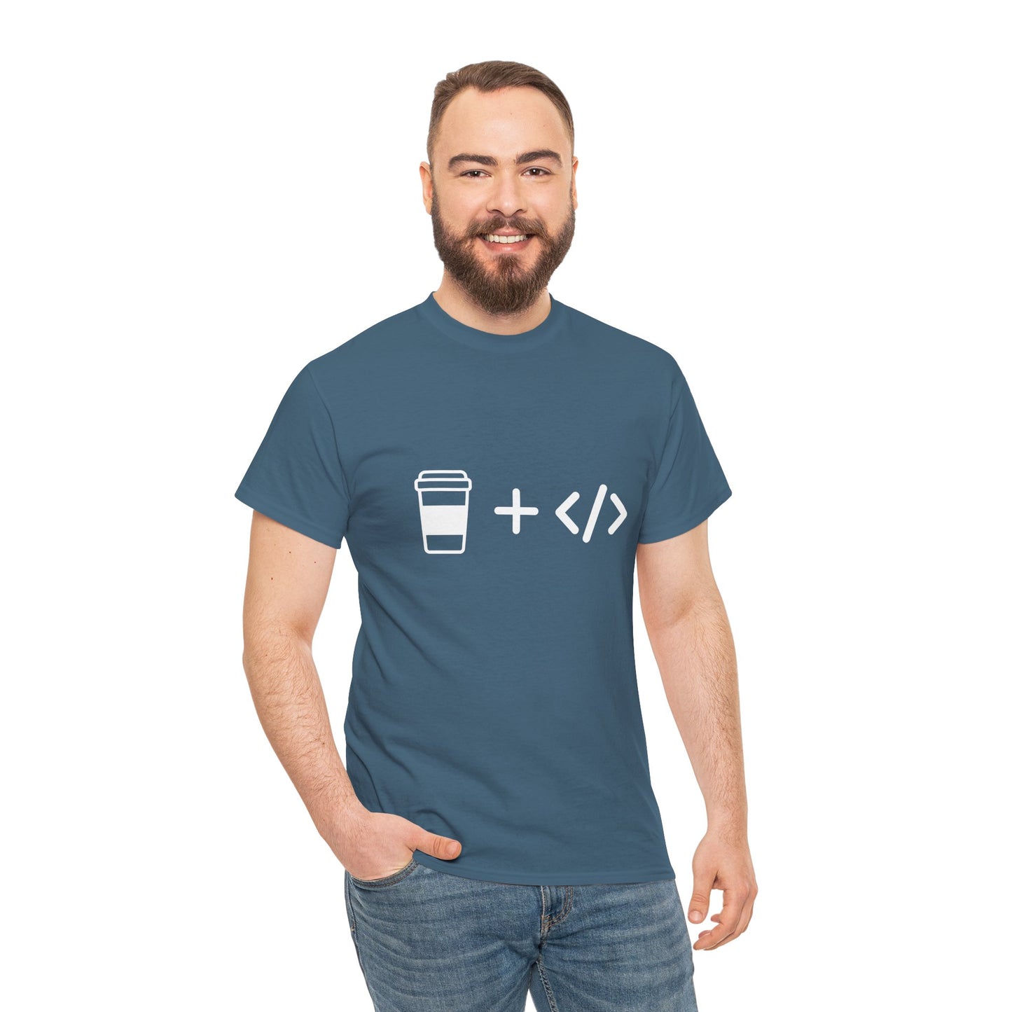 Coffee and Code Cotton Tee