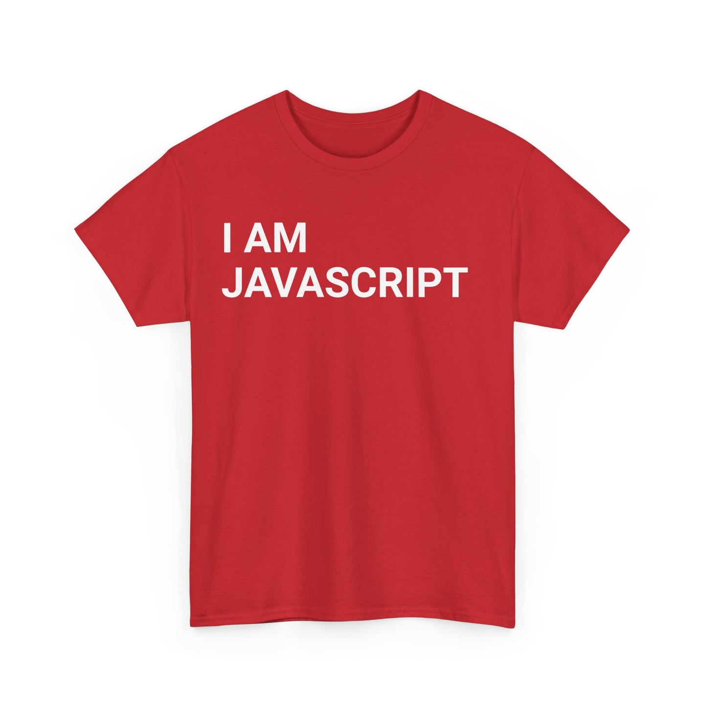 I am JavaScript Cotton Tee
