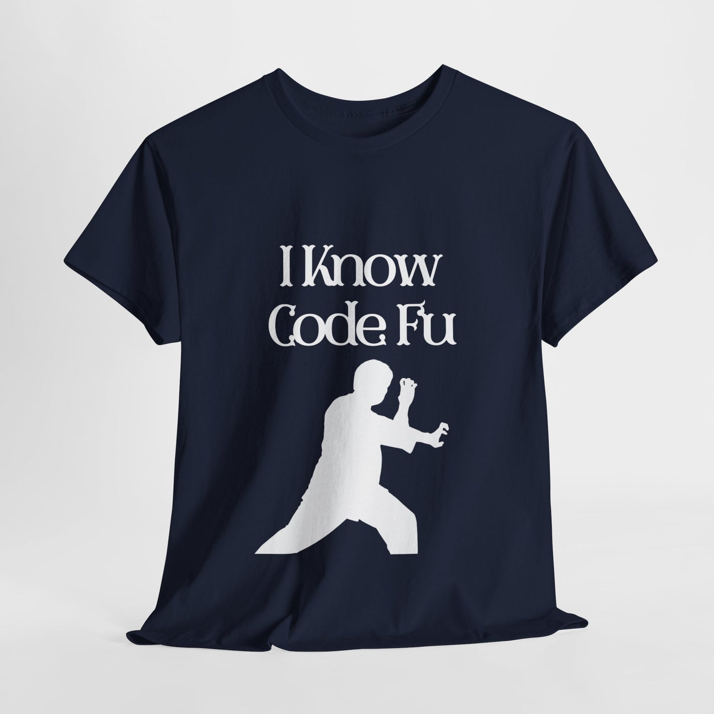 I Know Code Fu Cotton Tee