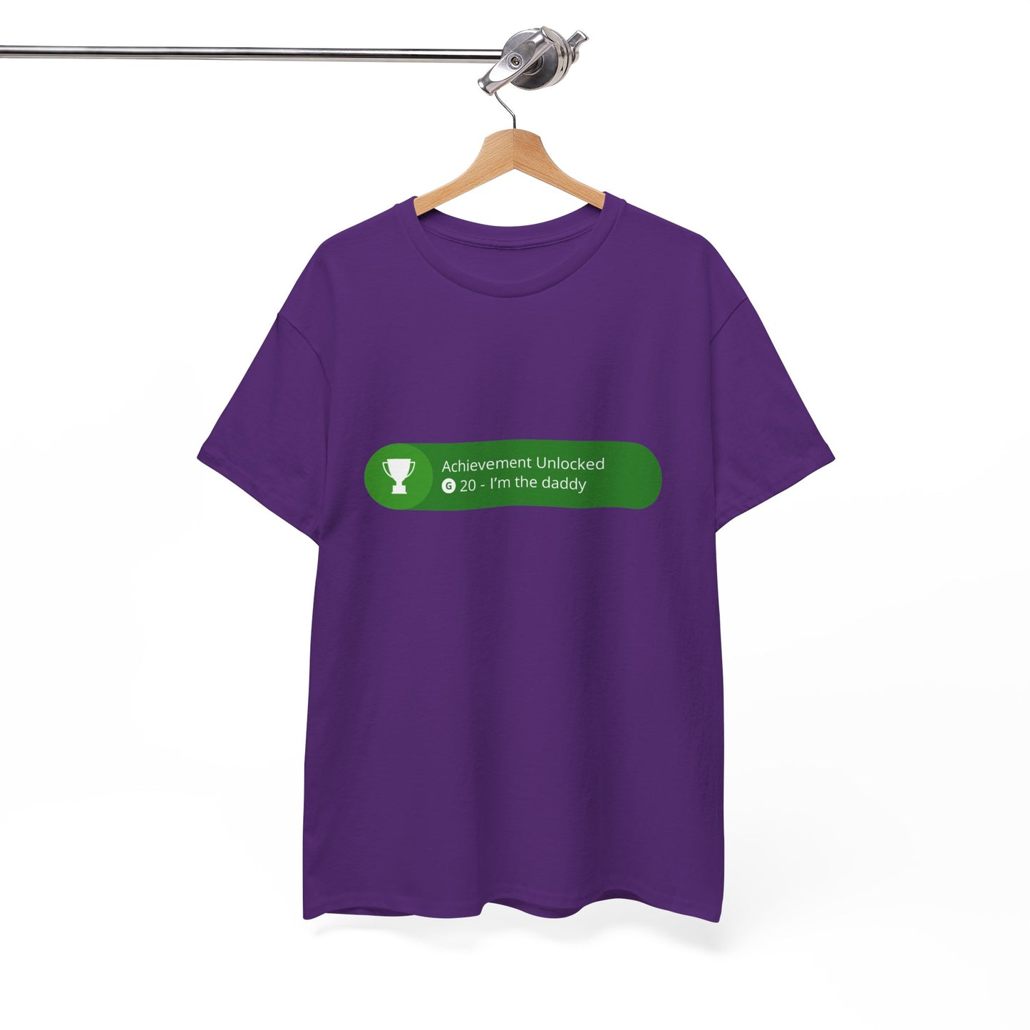 Achievement Unlocked - I'm The Daddy Cotton Tee