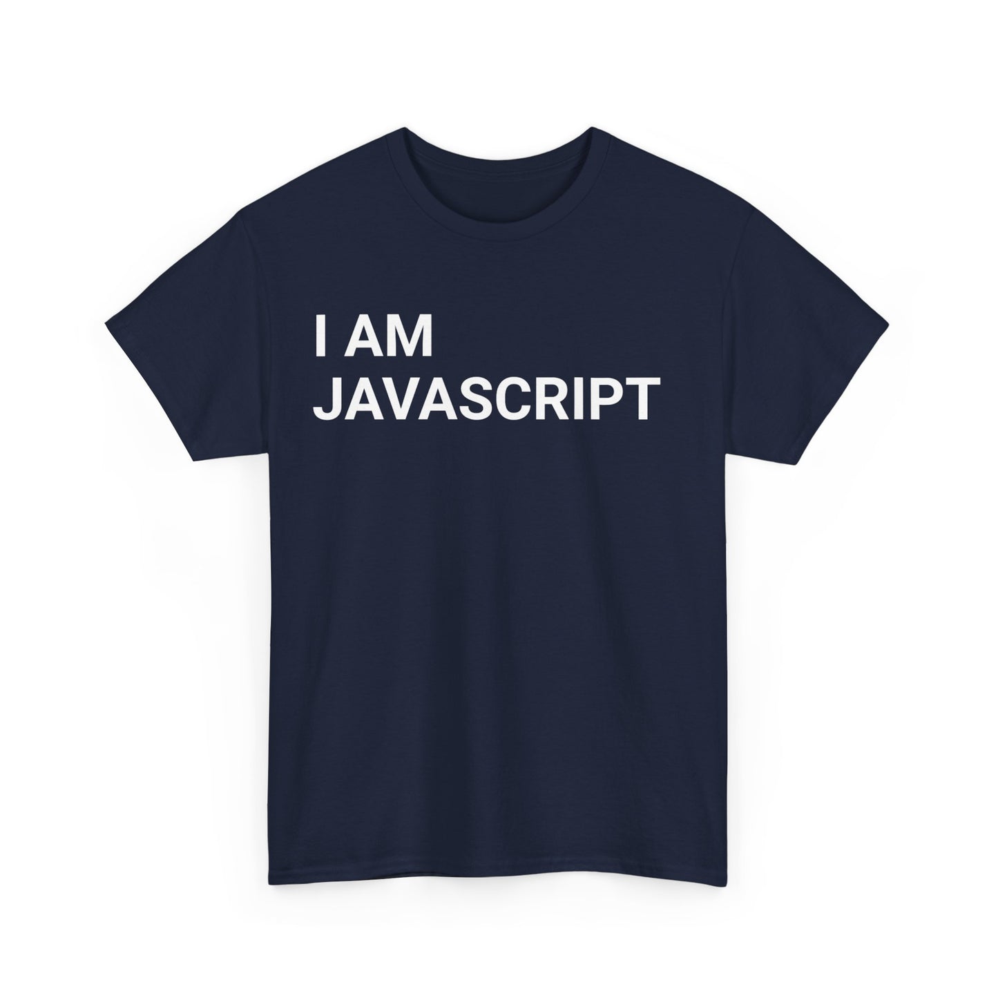 I am JavaScript Cotton Tee