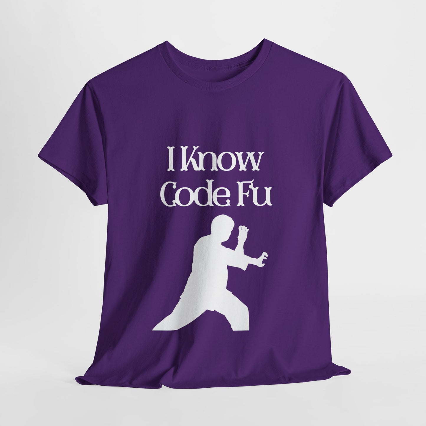 I Know Code Fu Cotton Tee