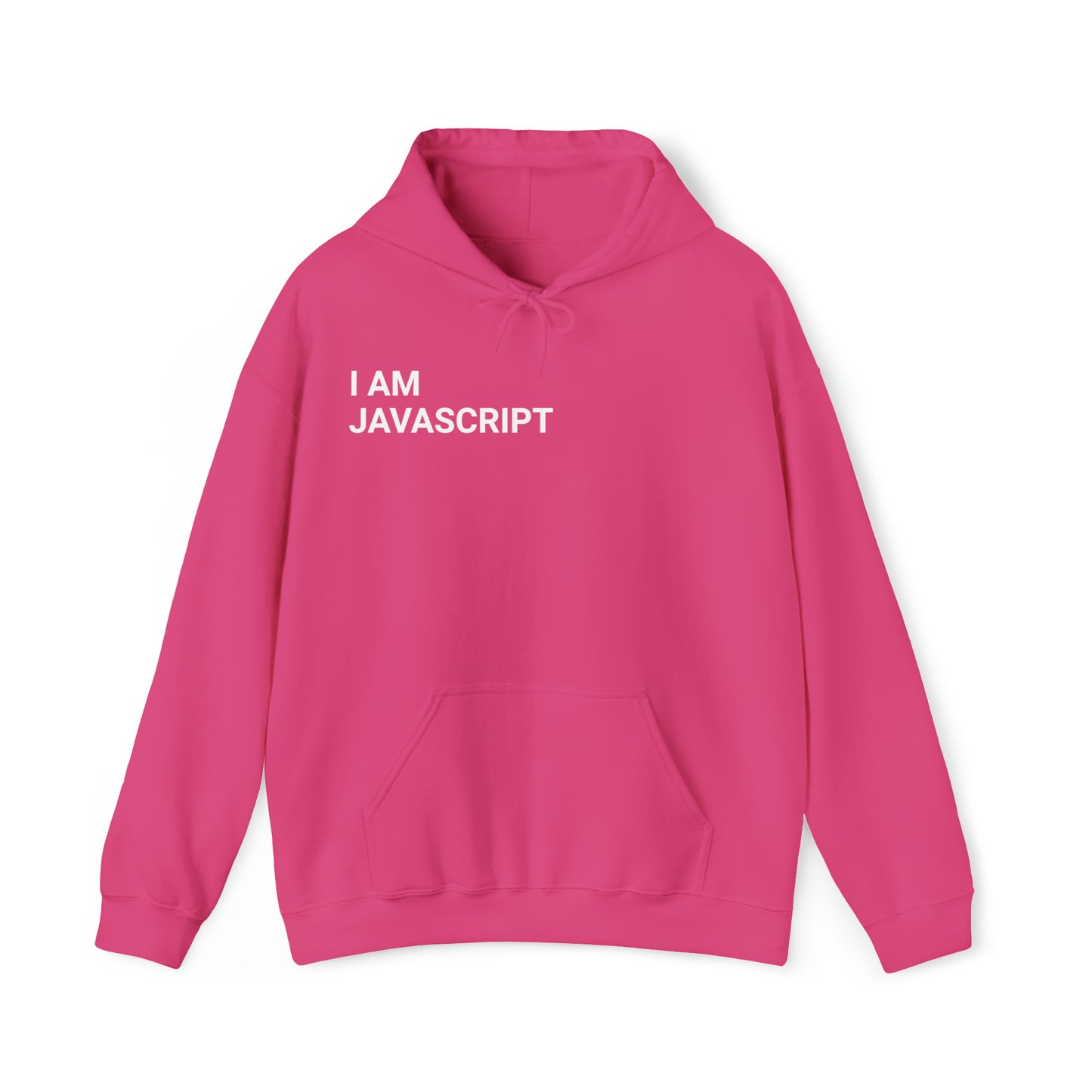 I am JavaScript Unisex Hoodie - Coder Cave