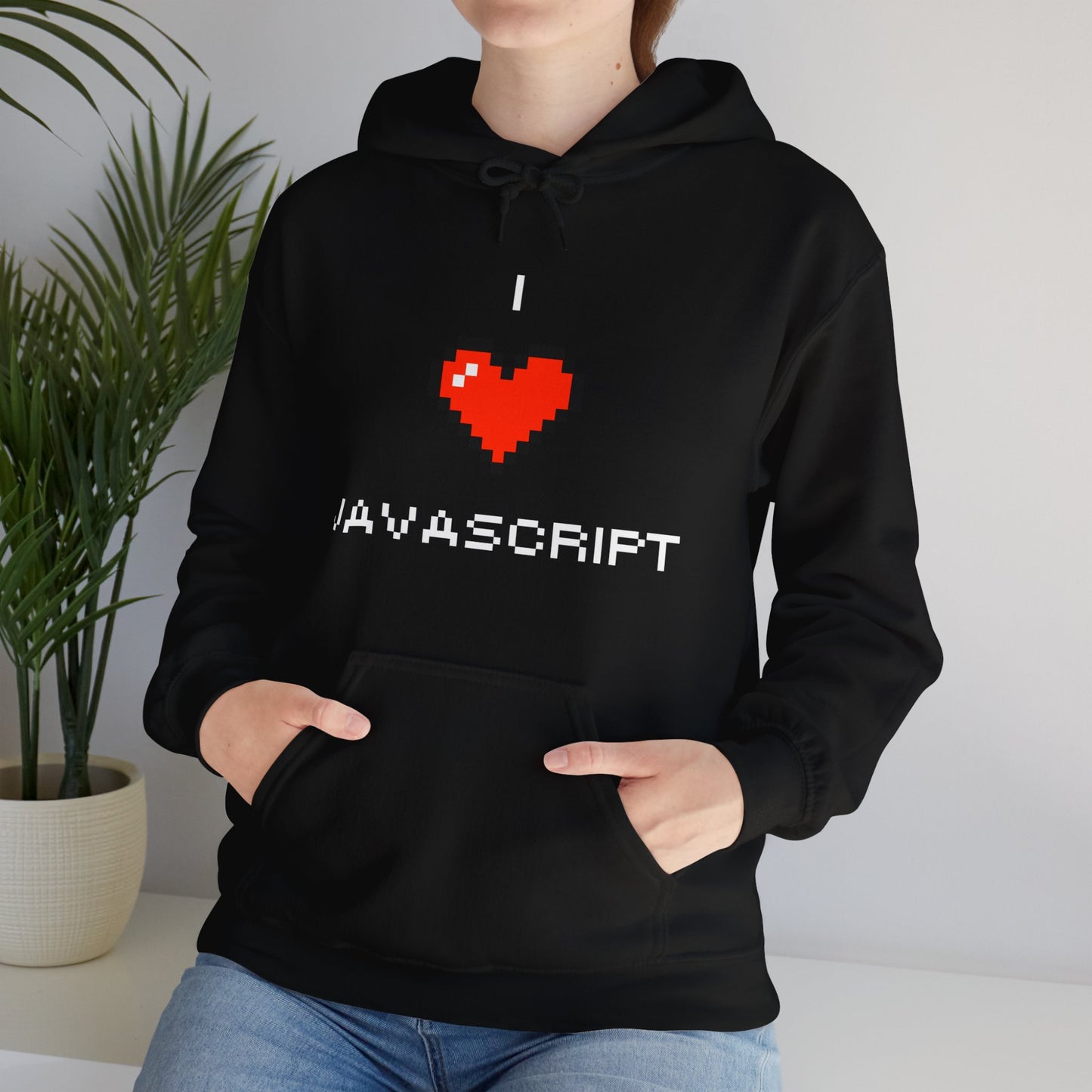 I Heart JavaScript Unisex Hoodie