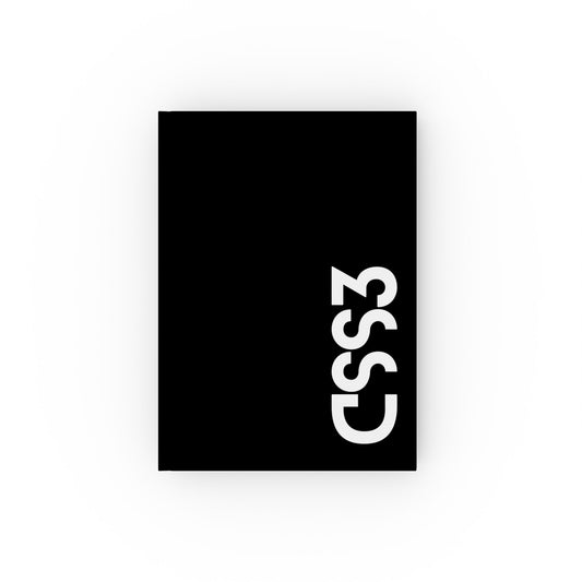 CSS3 Black A5 Notebook