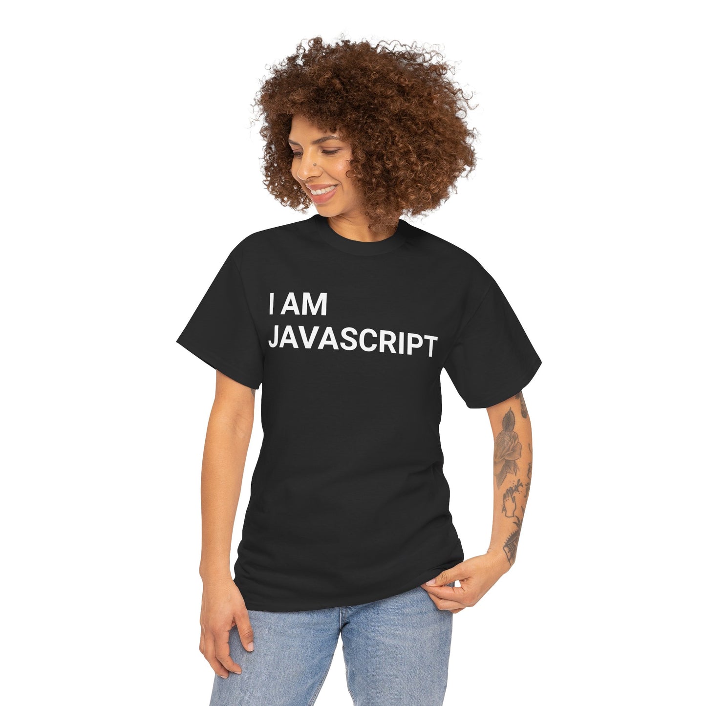 I am JavaScript Cotton Tee