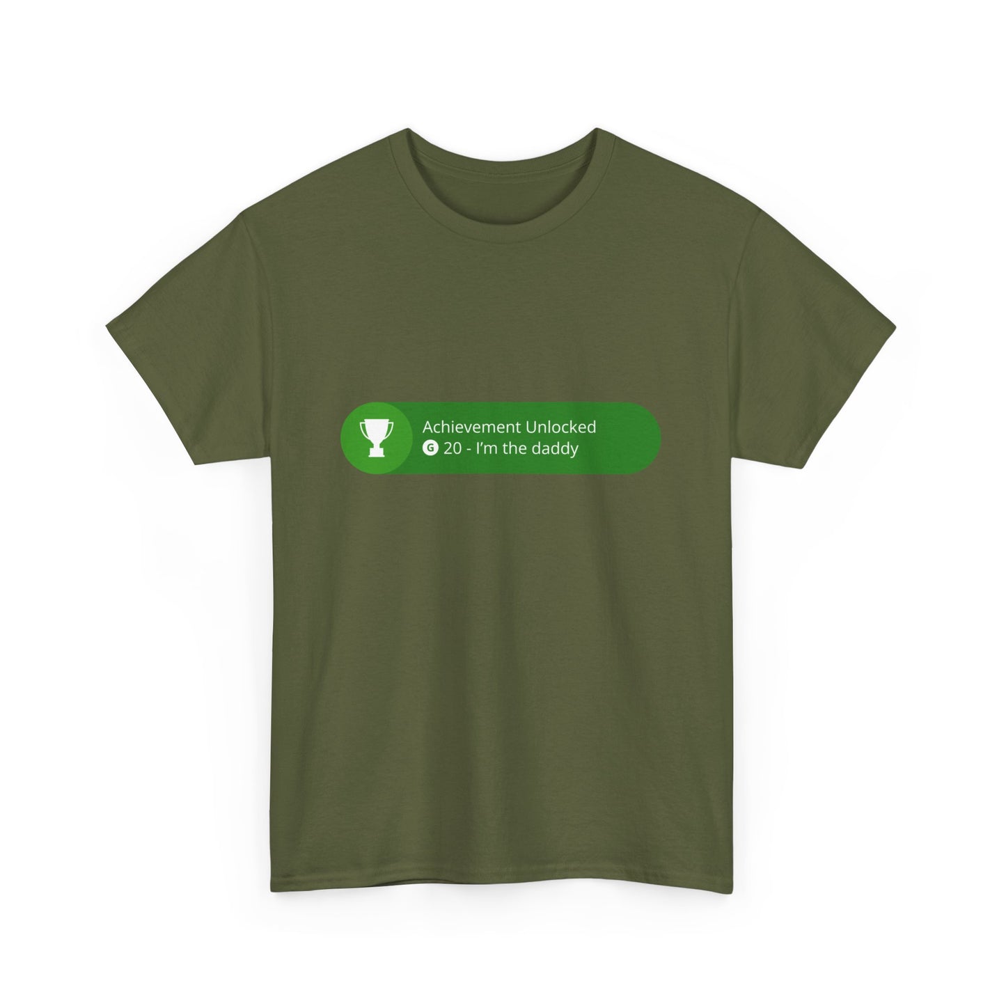 Achievement Unlocked - I'm The Daddy Cotton Tee