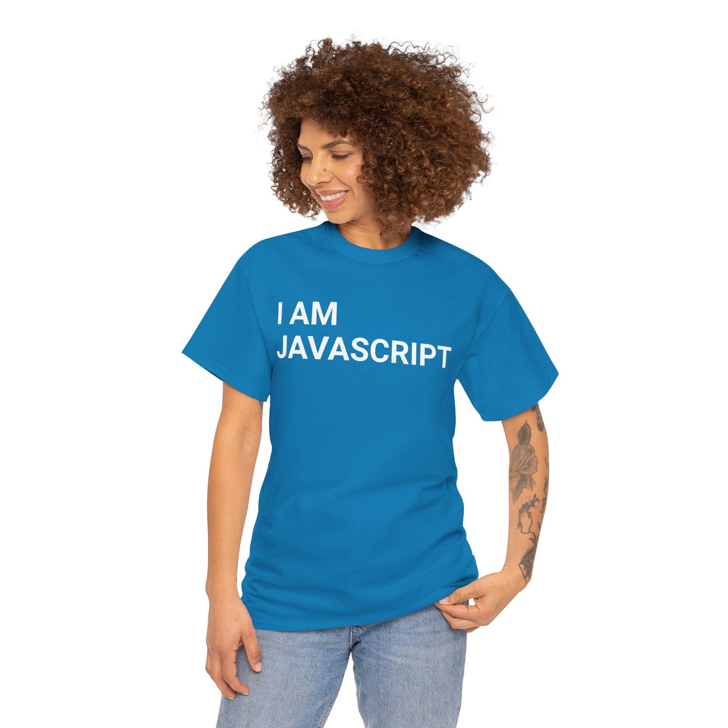 I am JavaScript Cotton Tee